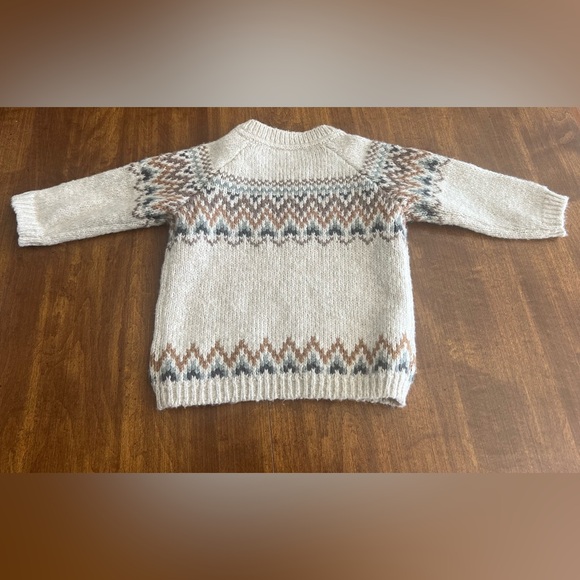 H&M Cozy Knit Sweater with Pattern 6 Months - Picture 5 of 5
